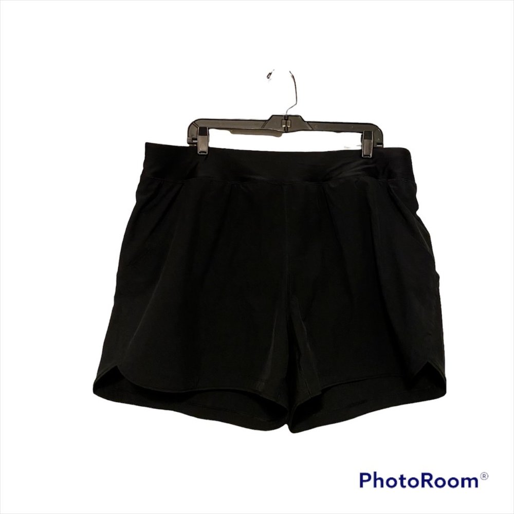 Lands' End Black Swim Shorts w/ Panty